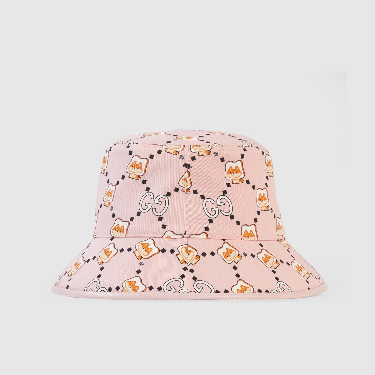 GG animal print cotton bucket hat - 2