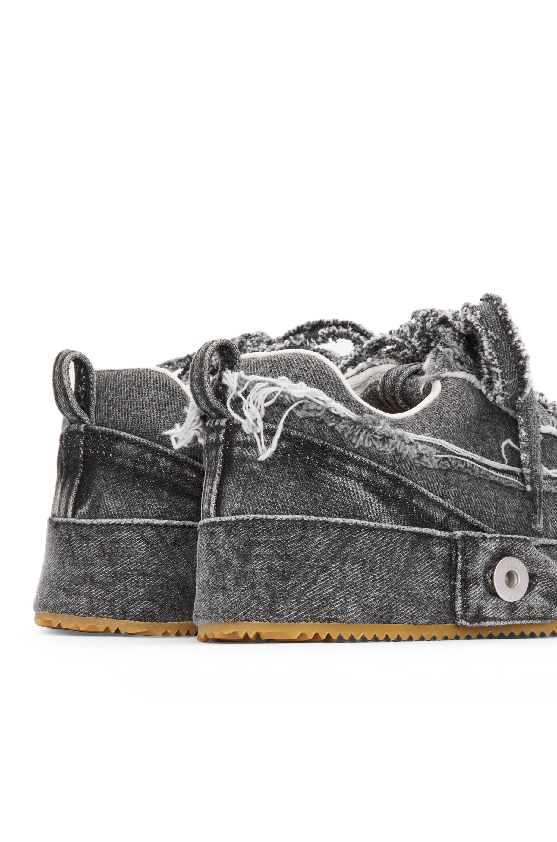 Deconstructed sneaker in denim - 4