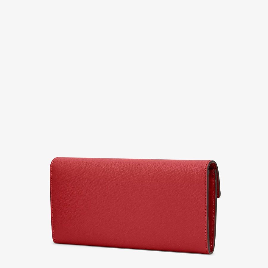 Red leather wallet - 2