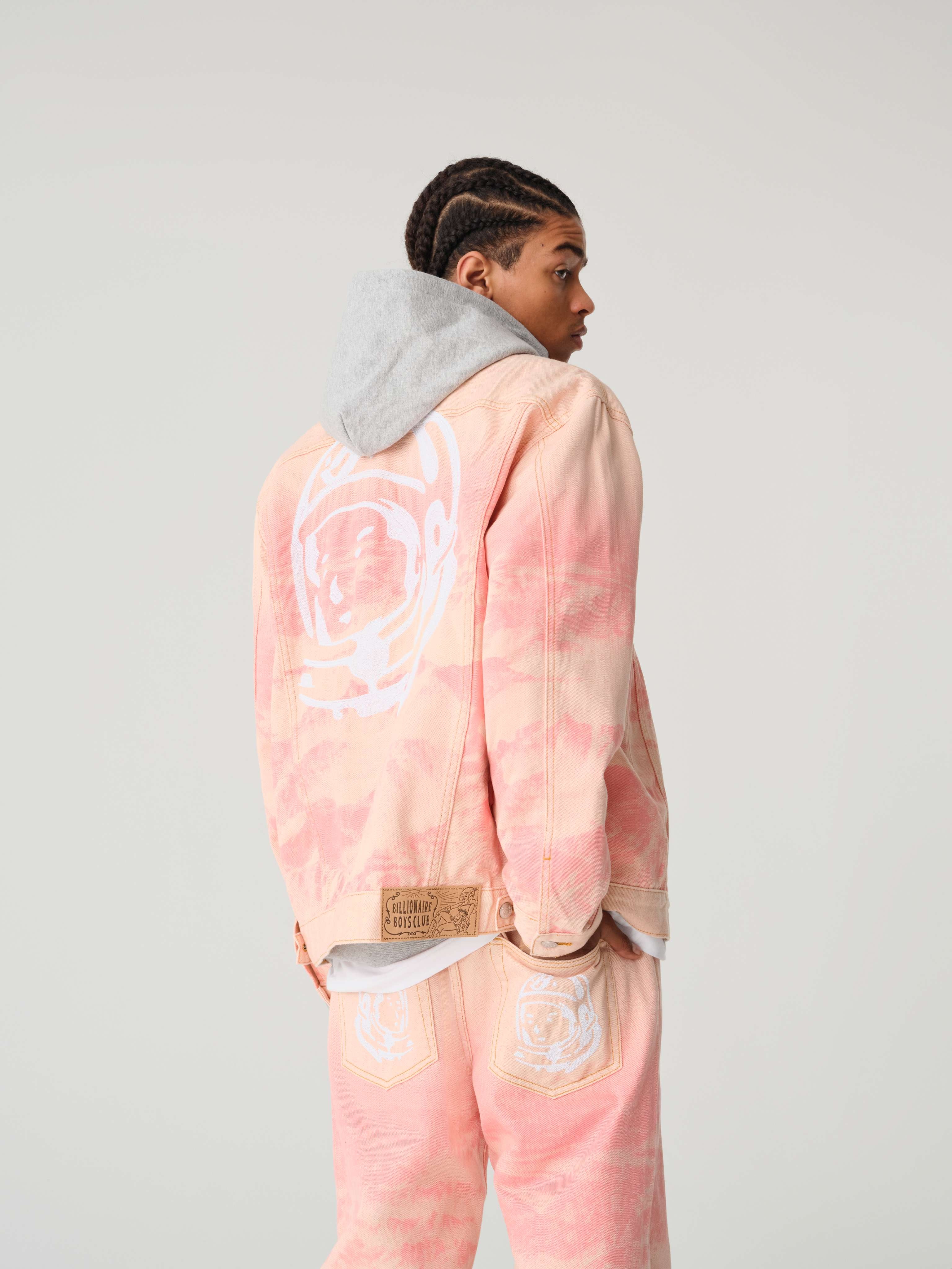 MOUNTAIN PRINT ASTRO DENIM JACKET - 3