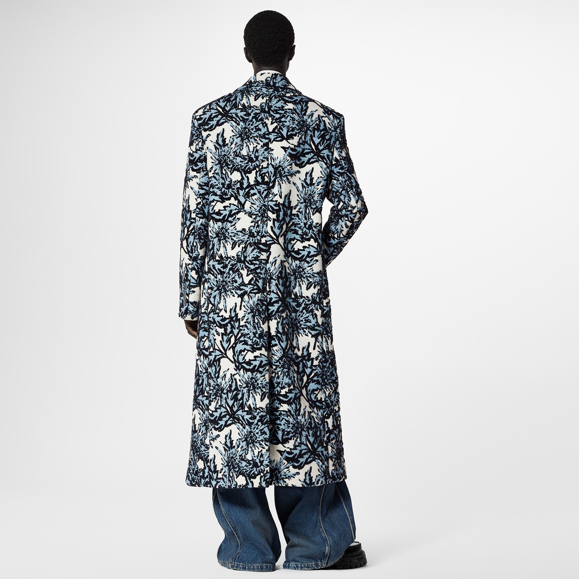 Relaxed Single-Breasted Coat - 3