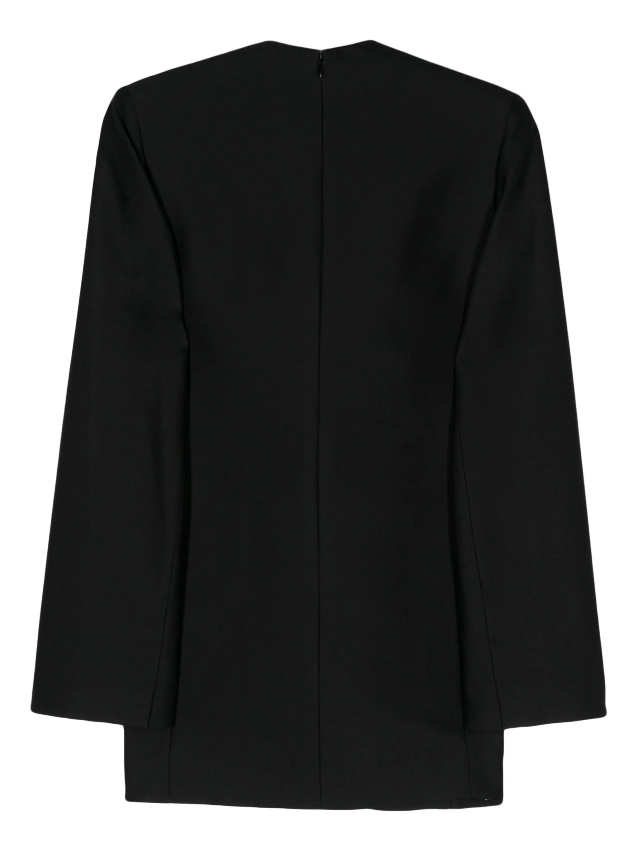 Knot-detail Twill Blouse - 2