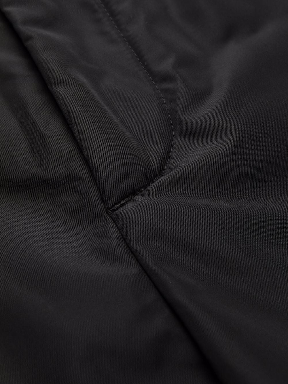 padded straight-leg trousers - 6