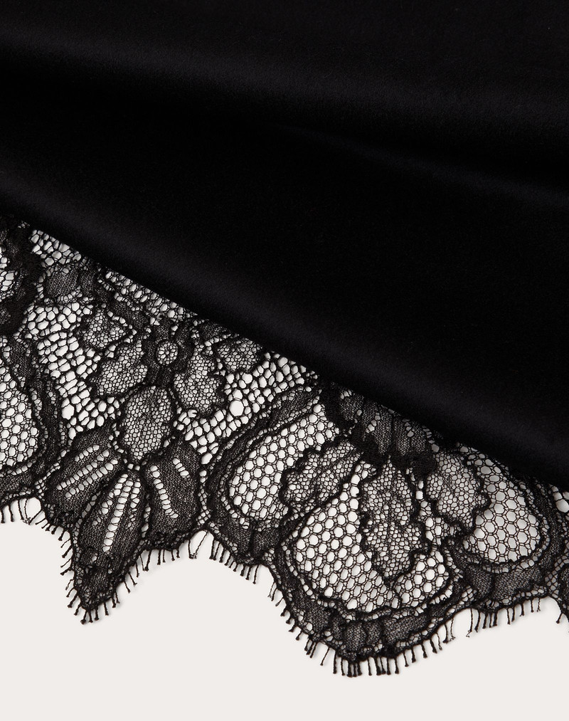 Valentino Heavy Lace Poncho outlook