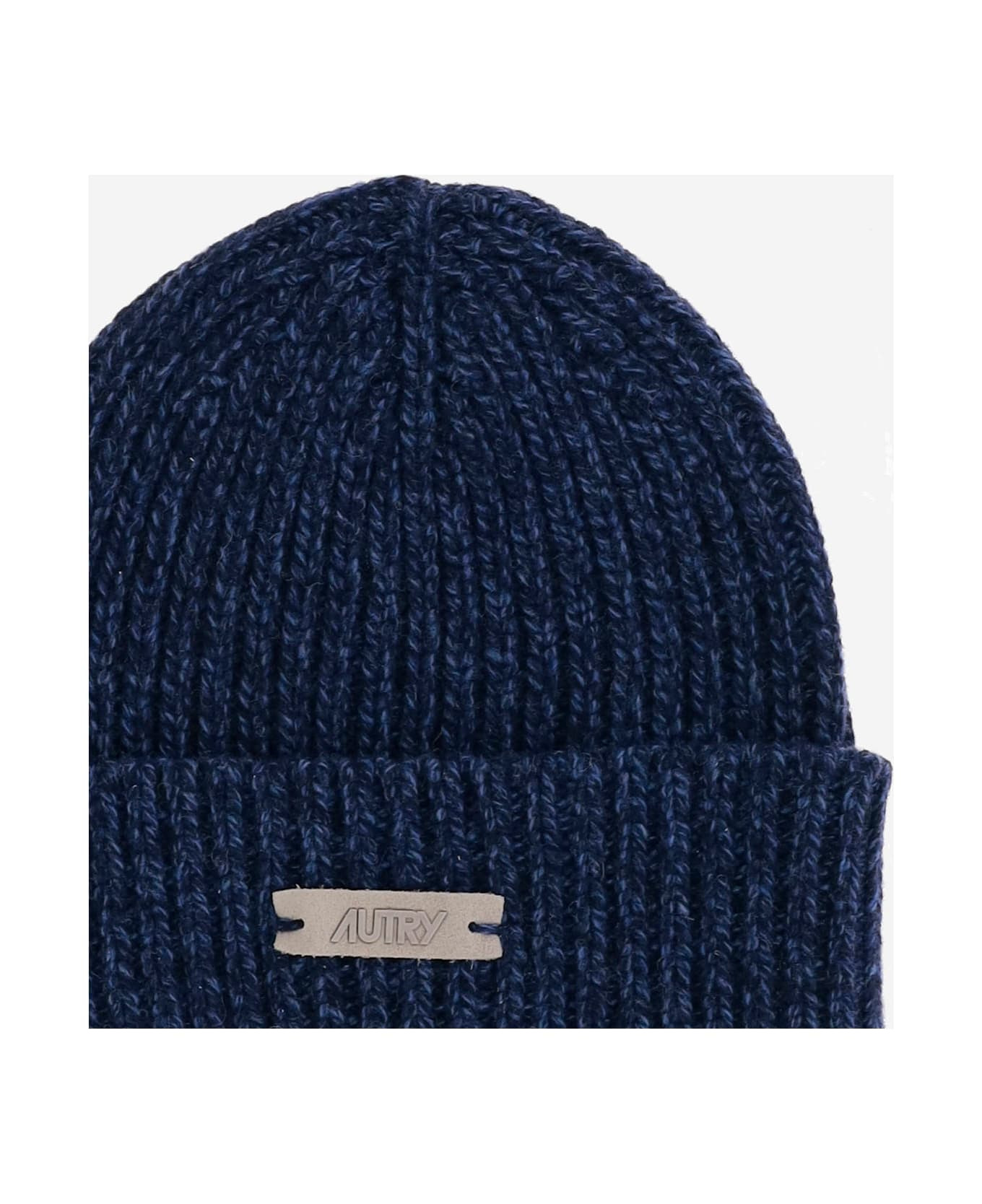 Wool Beanie With Logo - 3