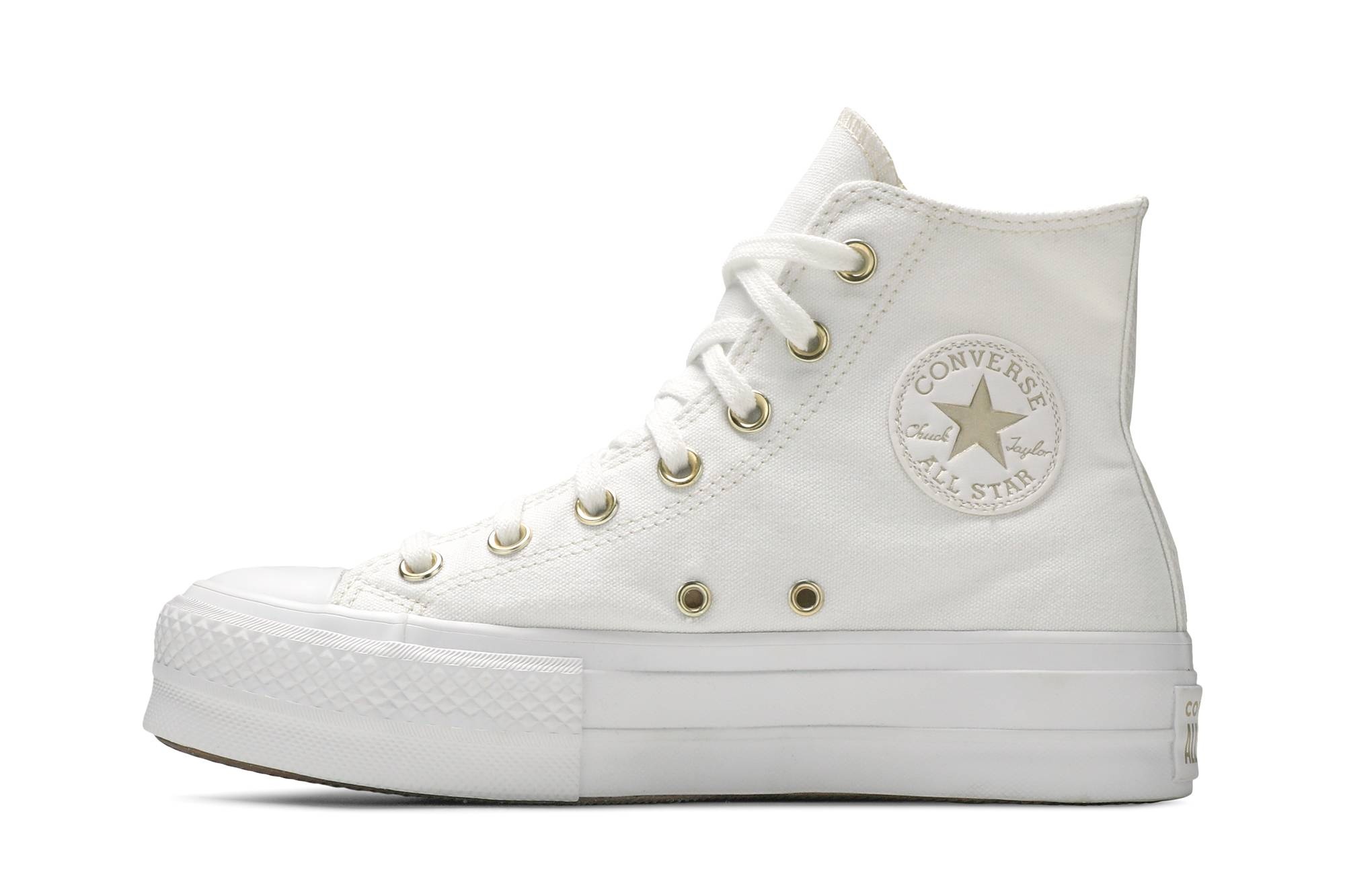 Wmns Chuck Taylor All Star Platform High 'White' - 3