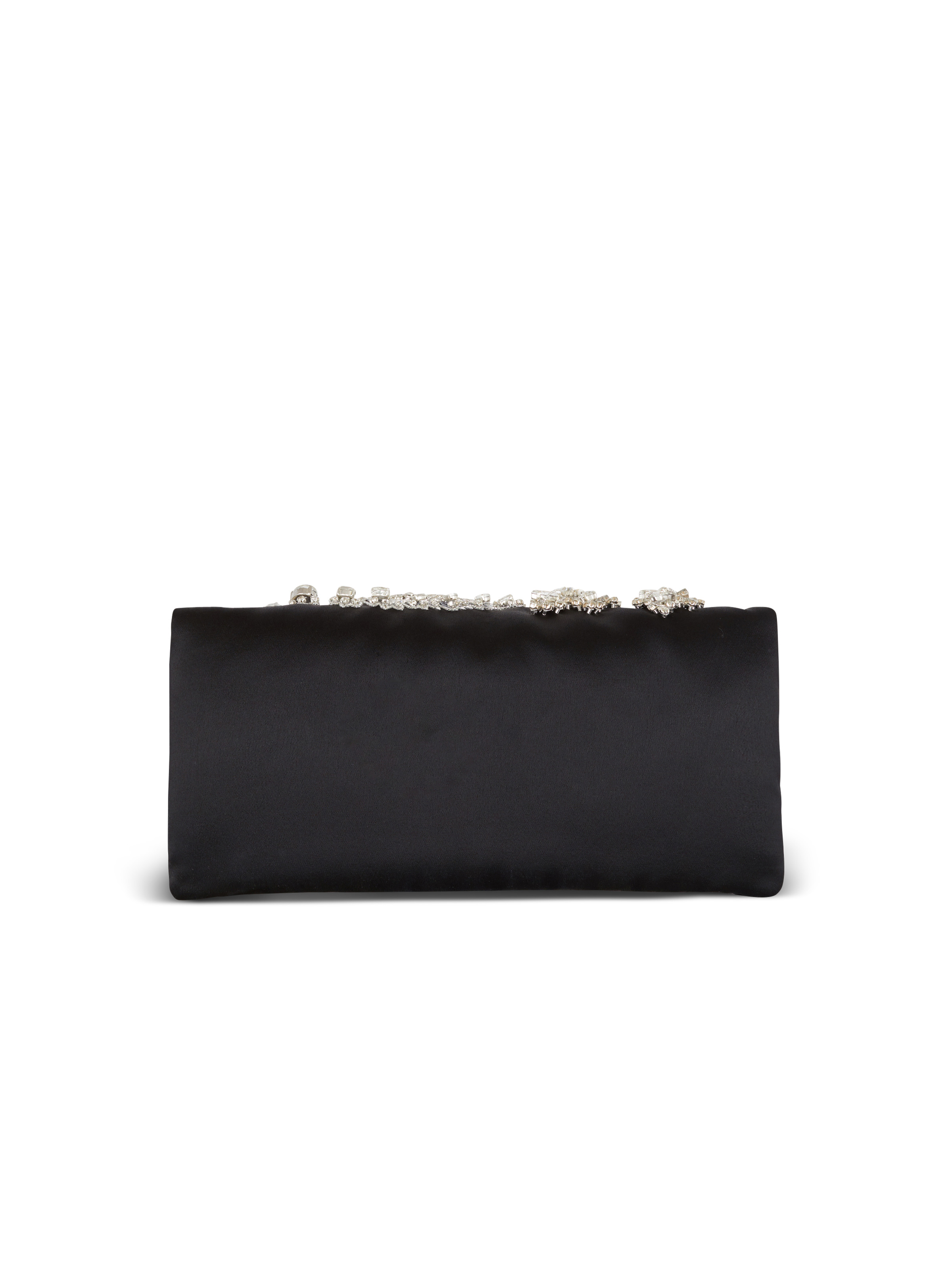 1945 Soft embroidered satin clutch - 4