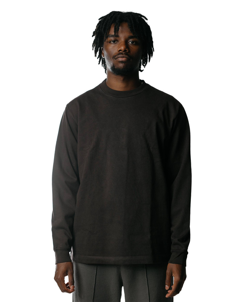 LADY WHITE CO. L/S Rugby T-Shirt Black Mushroom outlook