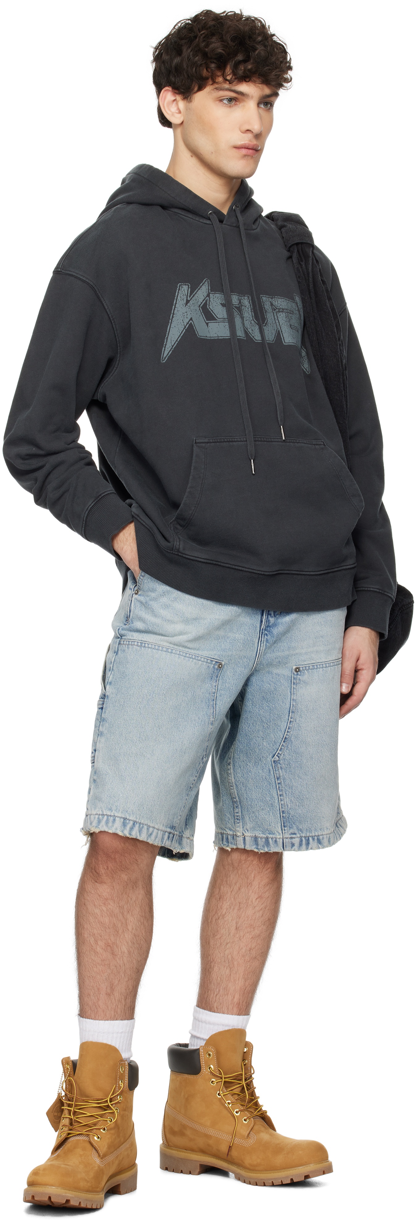 Blue MAXX Operator Champagne Denim Shorts - 4