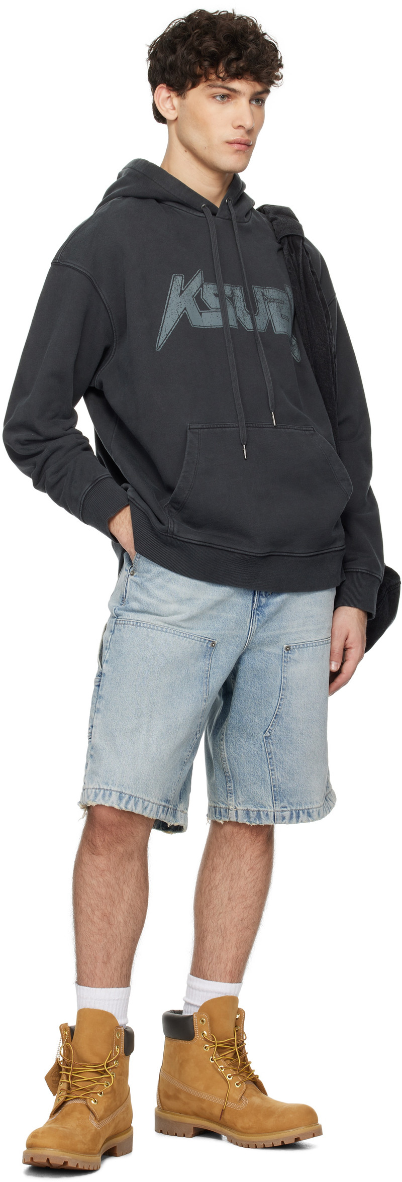 Blue MAXX Operator Champagne Denim Shorts 4