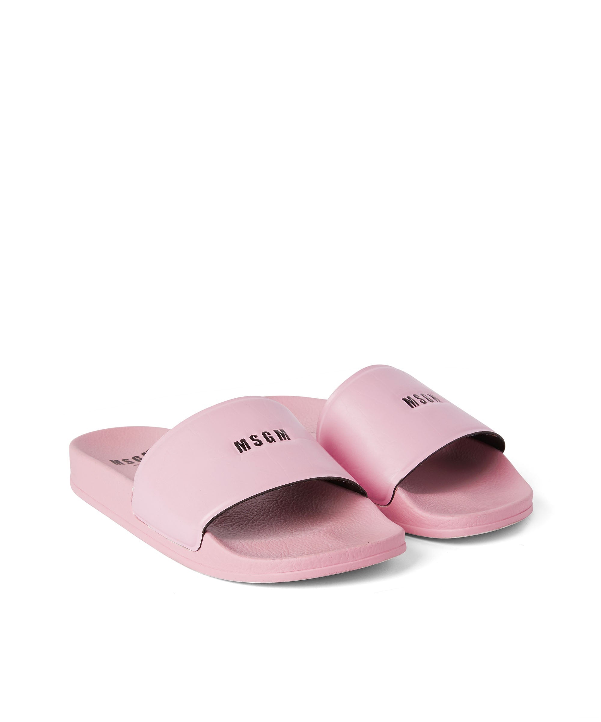 Pool slippers with MSGM micro logo - 3
