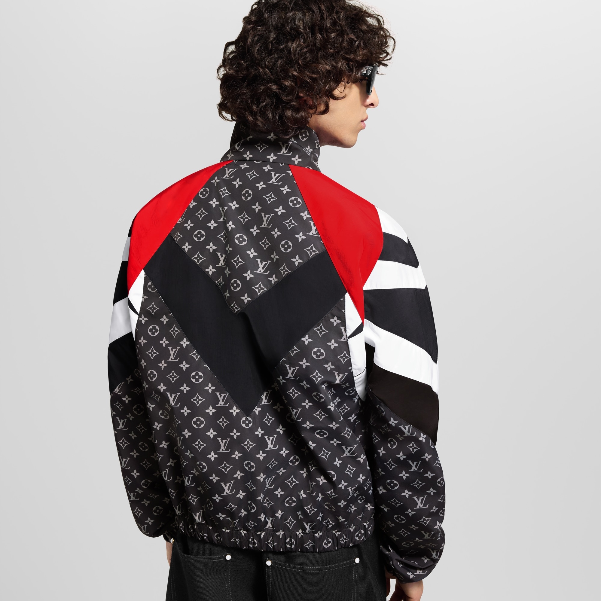 Monogram Printed Nylon Tracksuit Top - 4