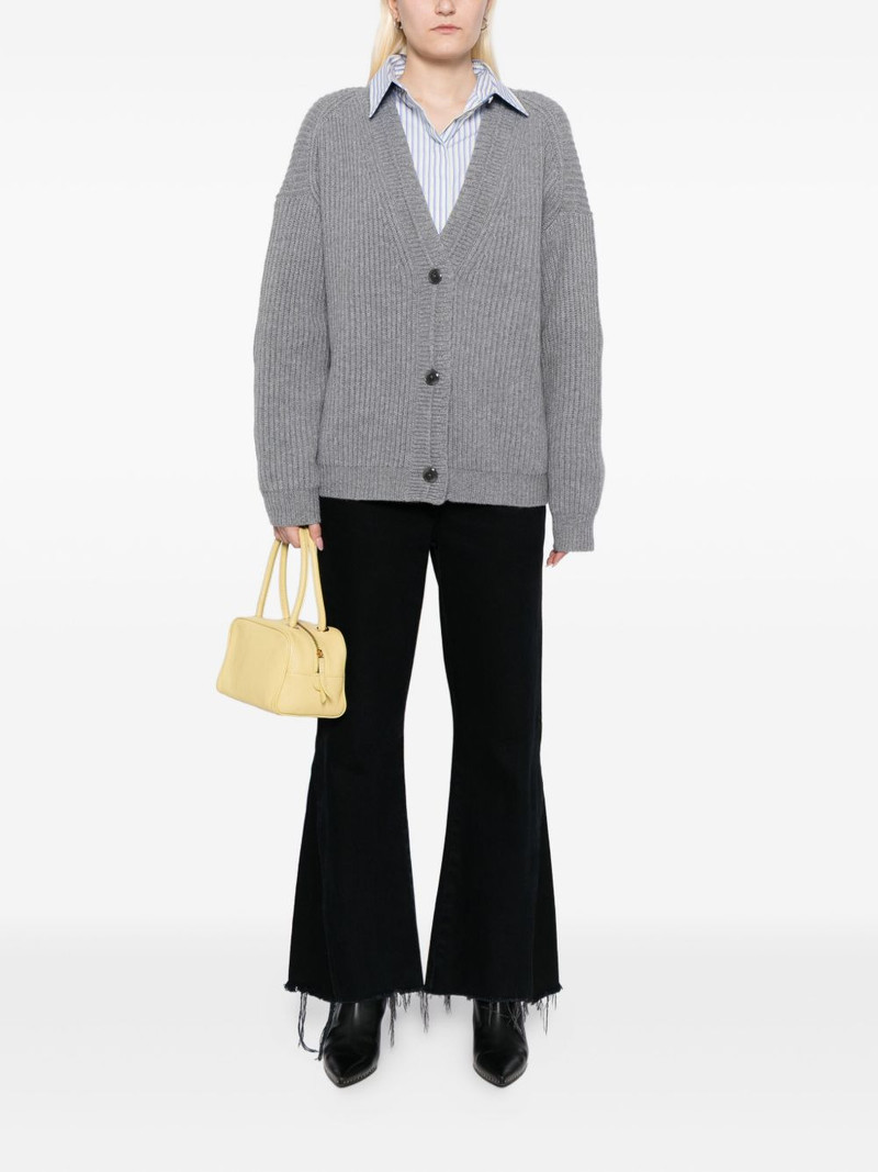 TWP ribbed cashmere cardigan outlook