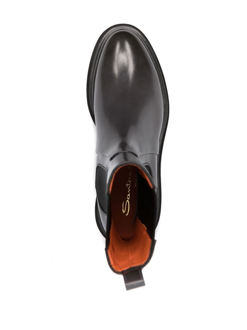 patent-finish chelsea boots - 4