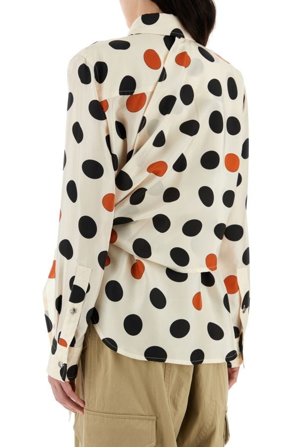 Printed silk shirt - 5