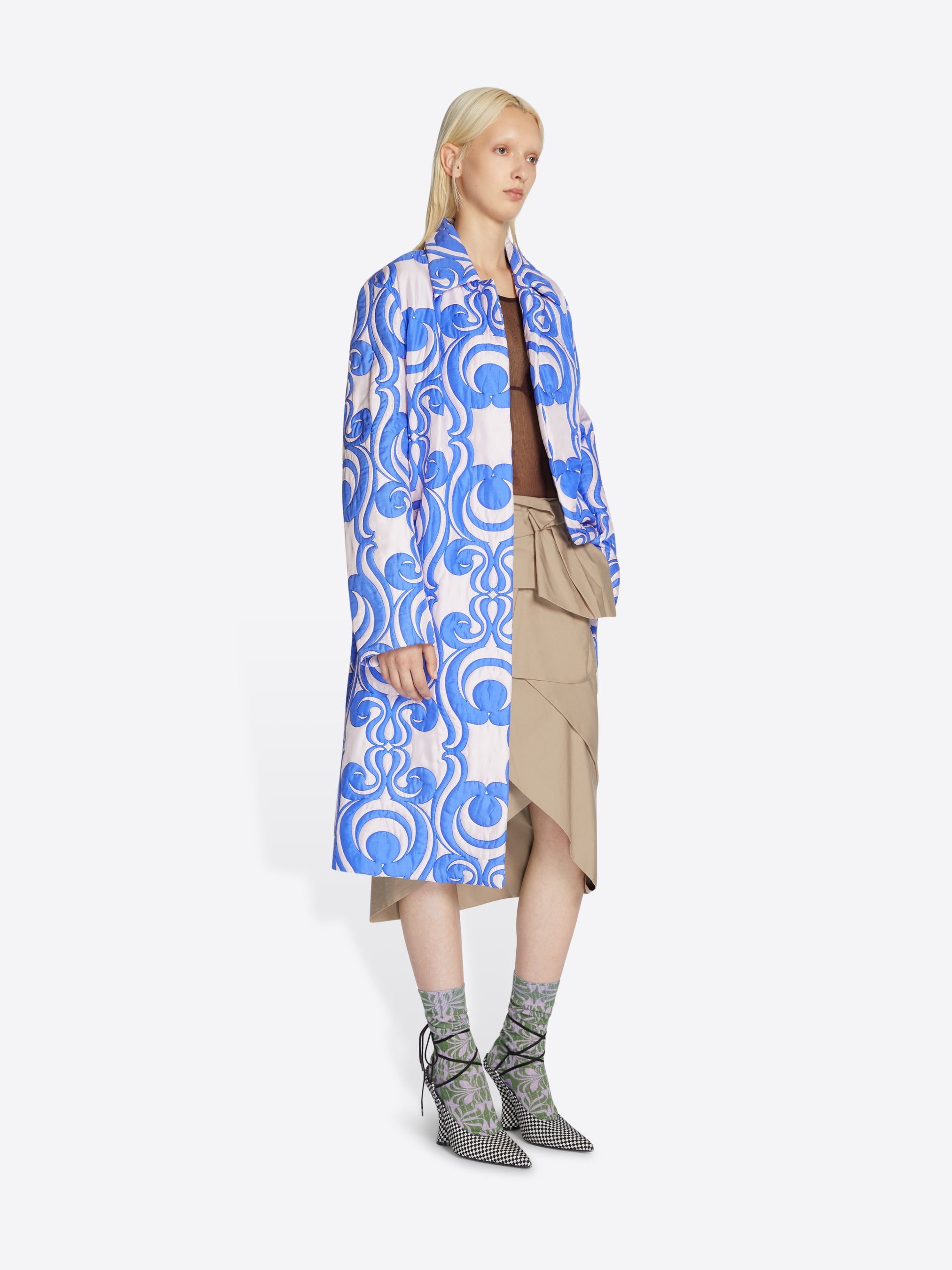 HAND QUILTED COAT - 3