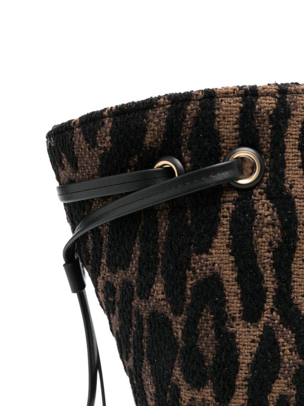 large leopard-jacquard tote bag - 4