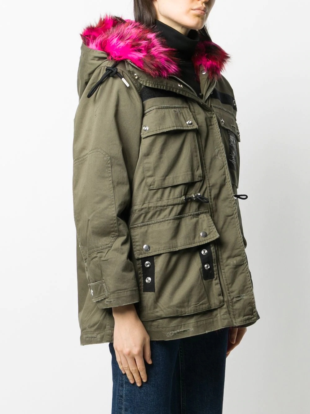 G-Uribe reversible parka coat - 3