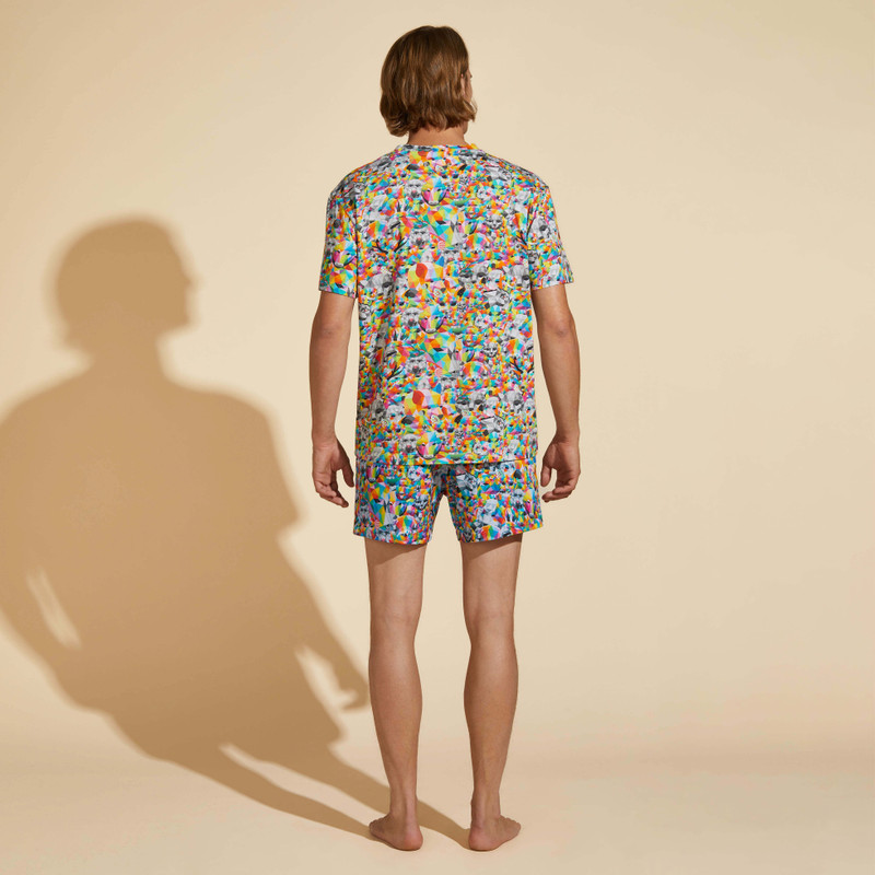 Men Organic Cotton T-Shirt Animals - Vilebrequin x Okuda San Miguel 4