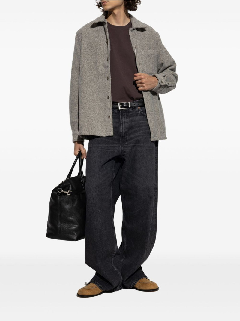 SAMSØE SAMSØE five-pocket design wide-leg jeans outlook