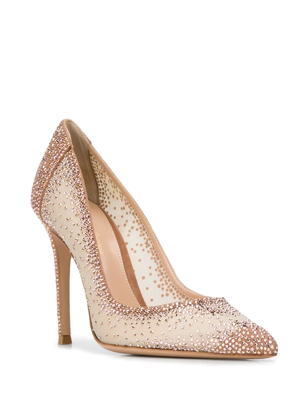 Rania 105mm crystal-embellished pumps - 2