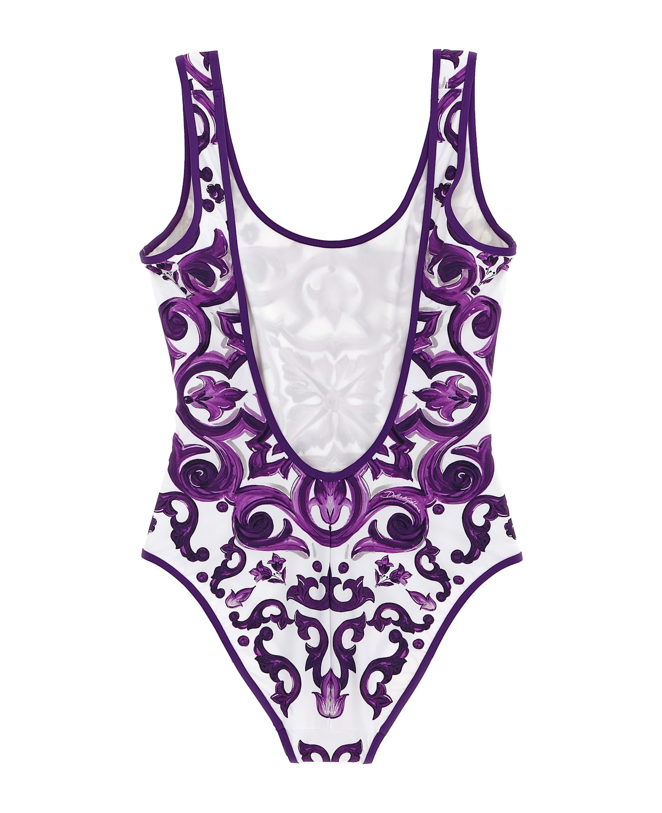 'maiolica' Print One-piece Swimsuit - 2