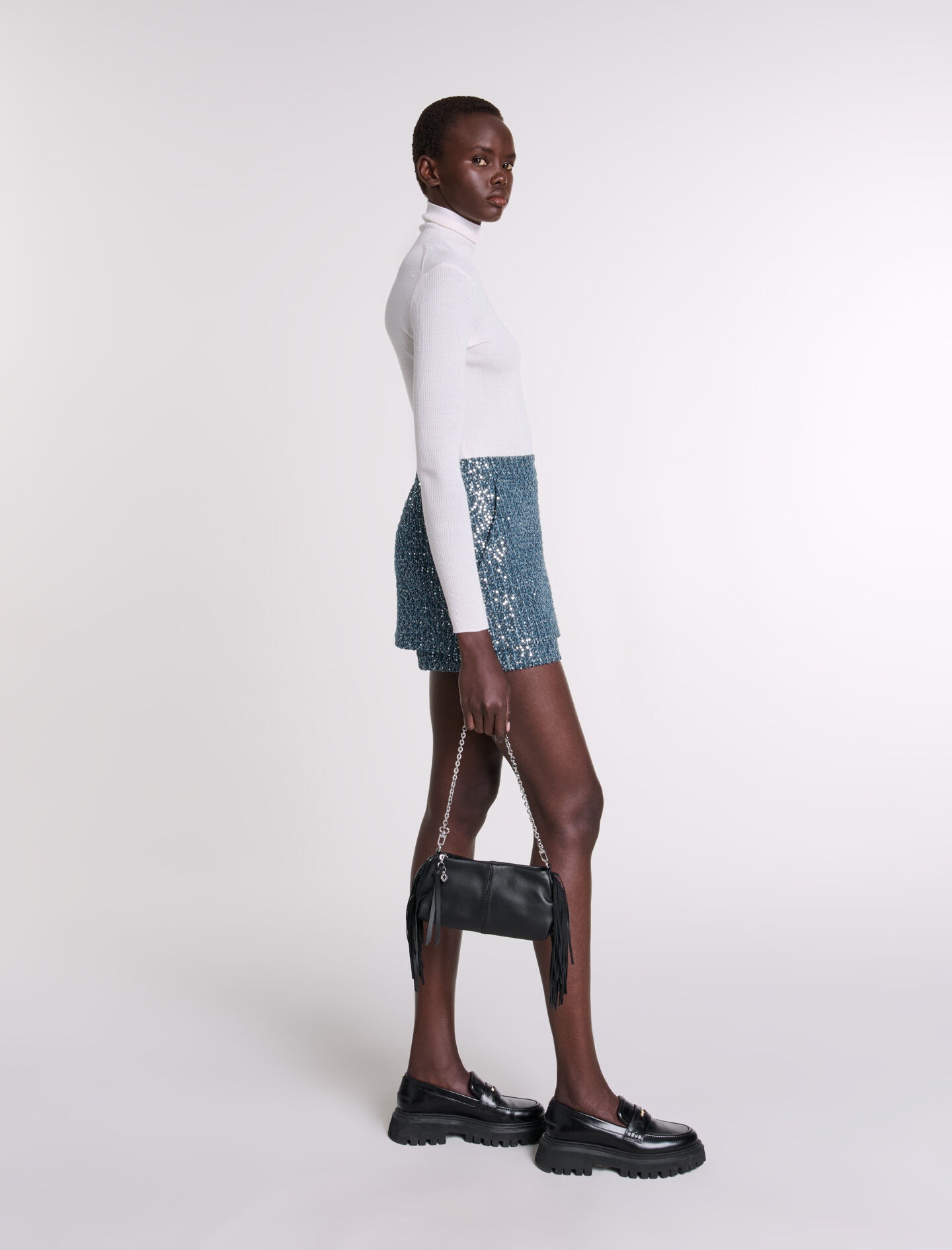 Tweed illusion shorts - 3