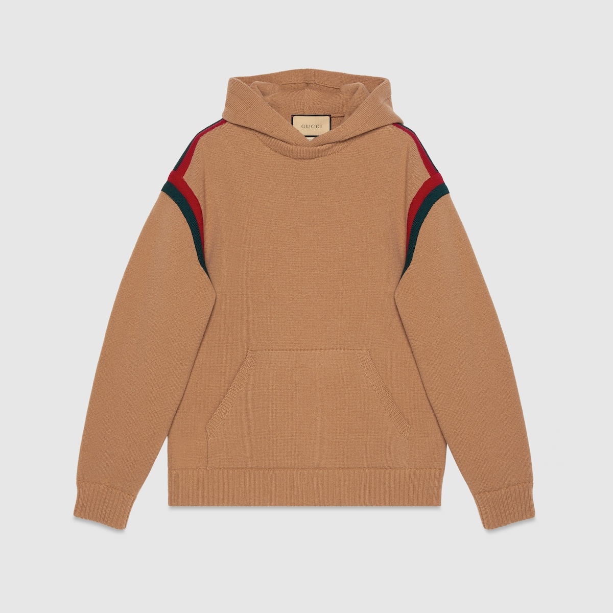 Wool hooded sweatshirt - 1