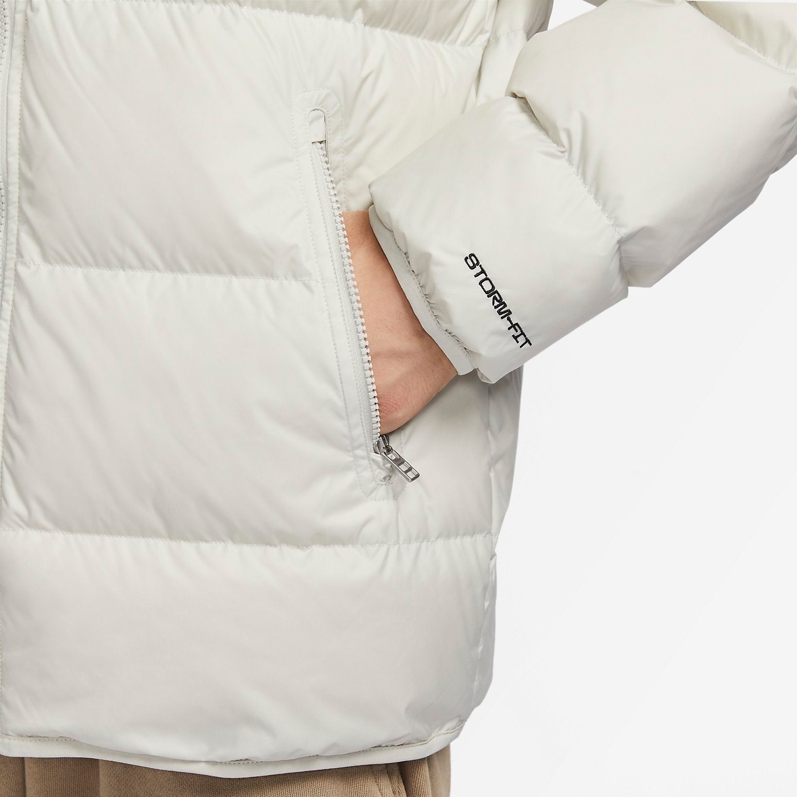 Nike Storm-FIT Hooded Puffer Jacket 'Khaki' FB8178-247 - 4