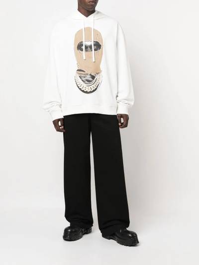 ih nom uh nit graphic-print pullover hoodie outlook