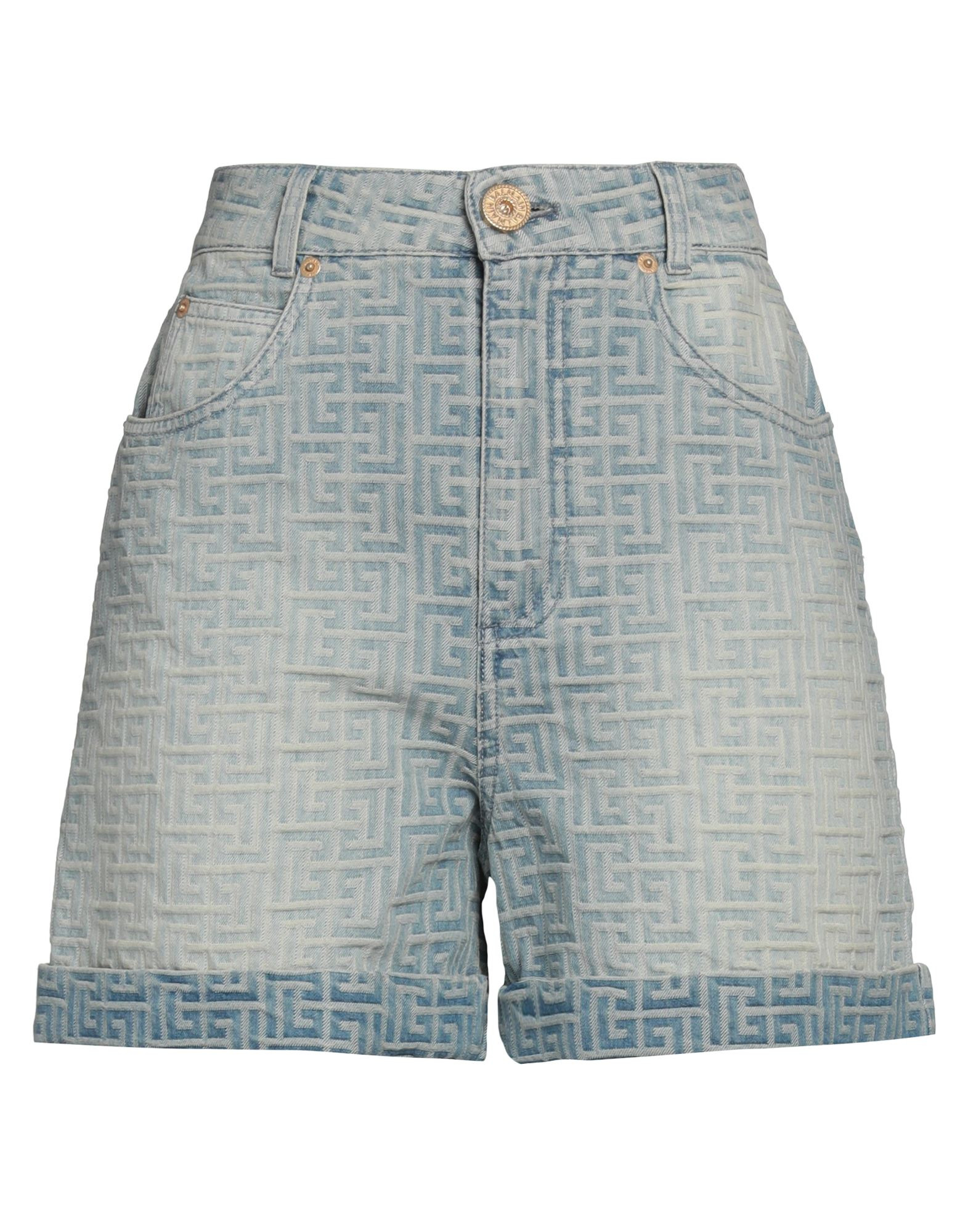 Blue Women's Denim Shorts - 1