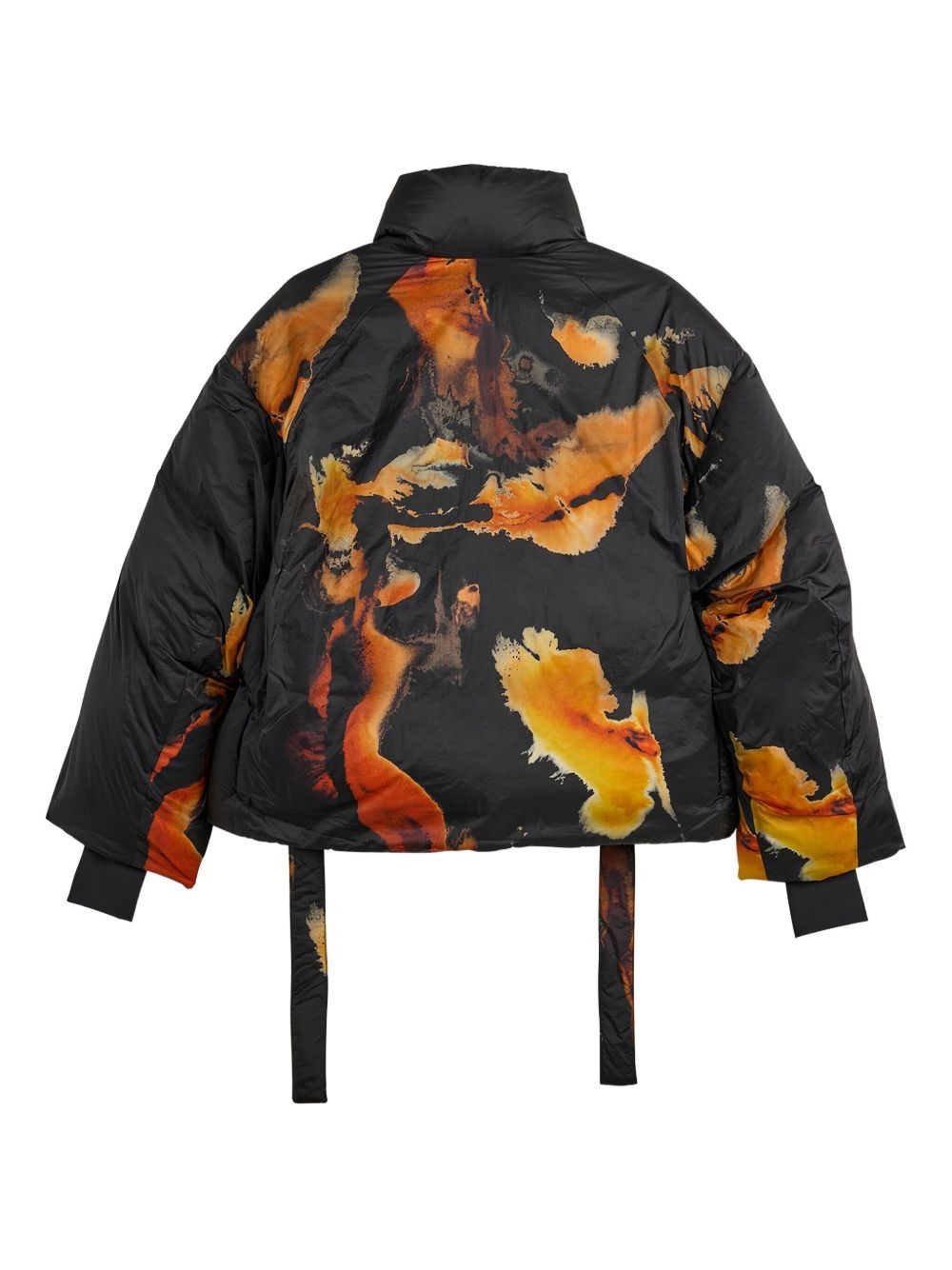 printed puffer jacket - 2