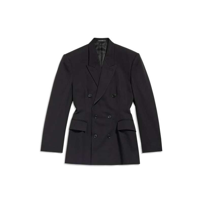 Women's Cinched Jacket in Black - 1
