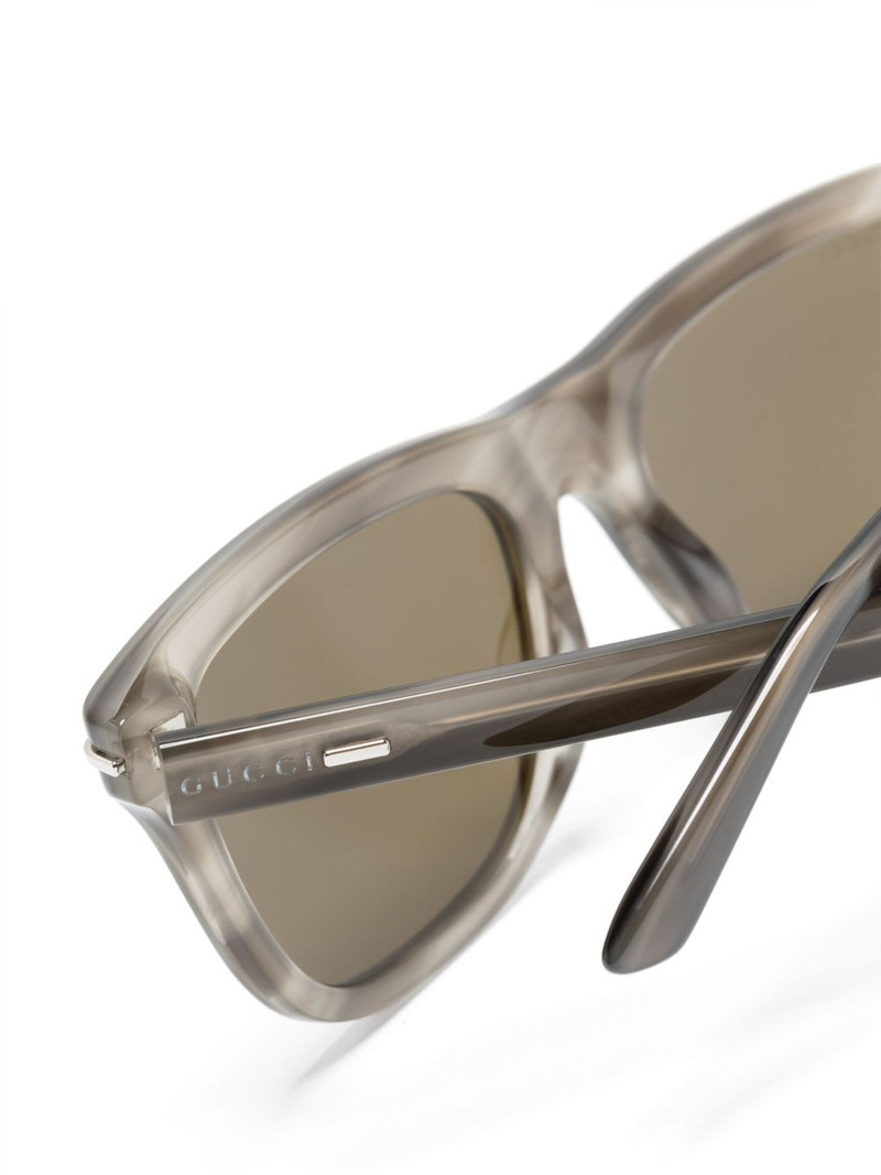 tinted-lenses square-frame sunglasses 3