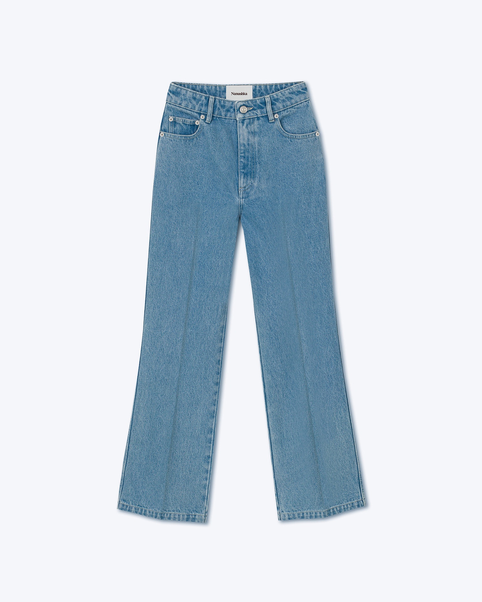 ZOEY - Cropped kick-flare jeans - Eco light wash - 1
