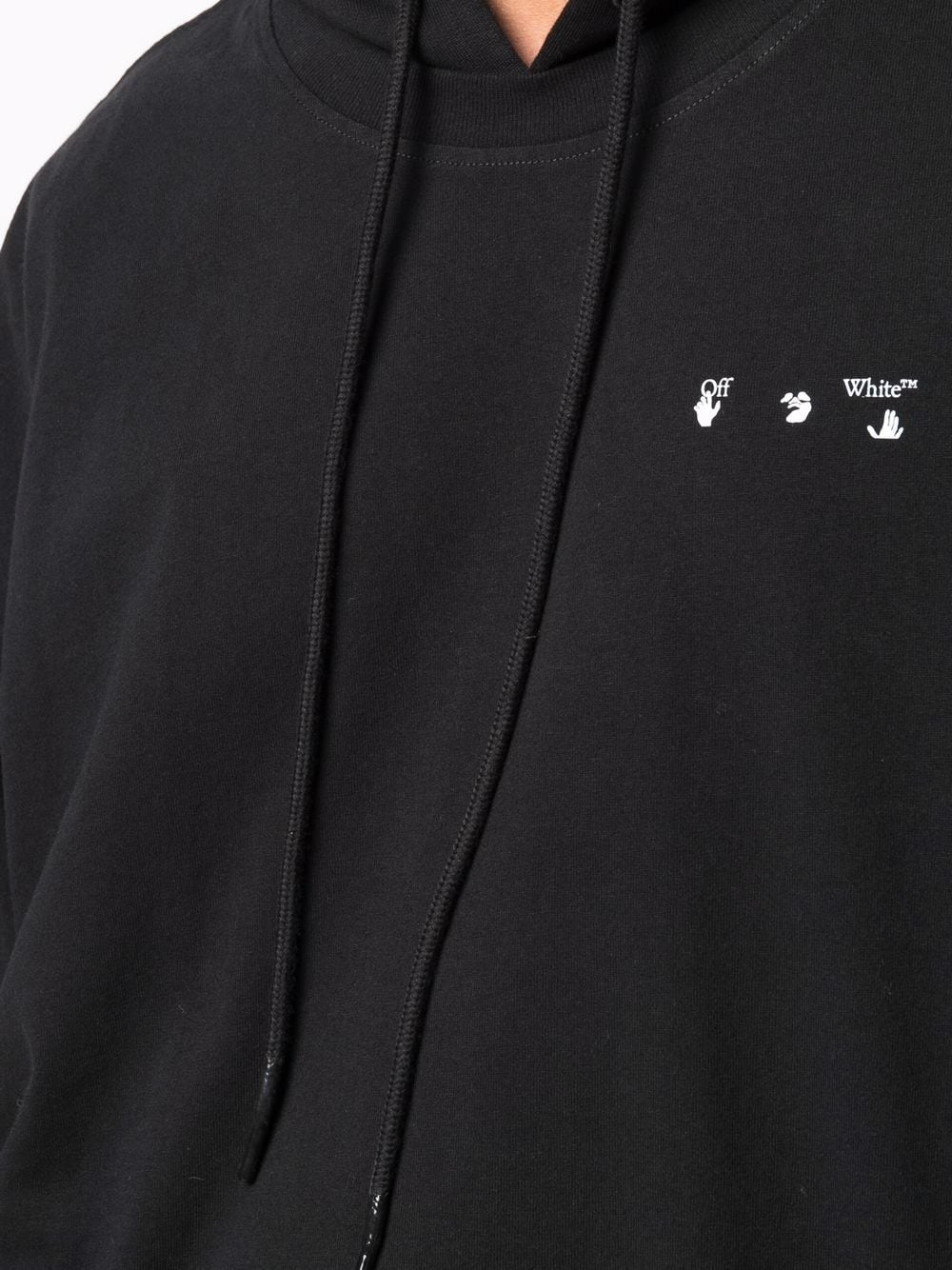 Caravaggio Paint layered hoodie - 8