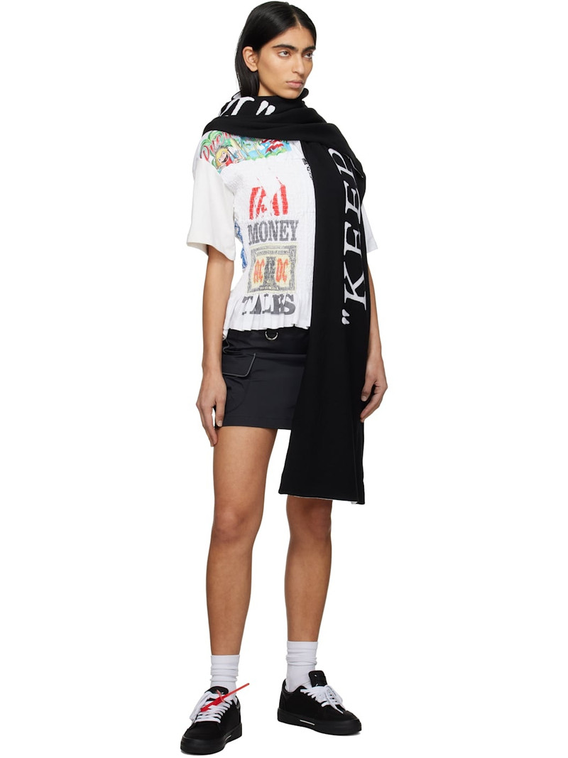 Off-White Black Canvas Vulcanized Sneakers outlook
