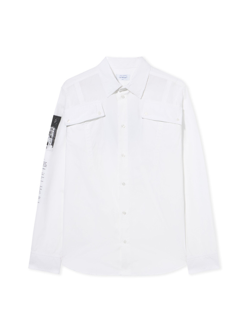 Emblem Poplin Military Shirt 1