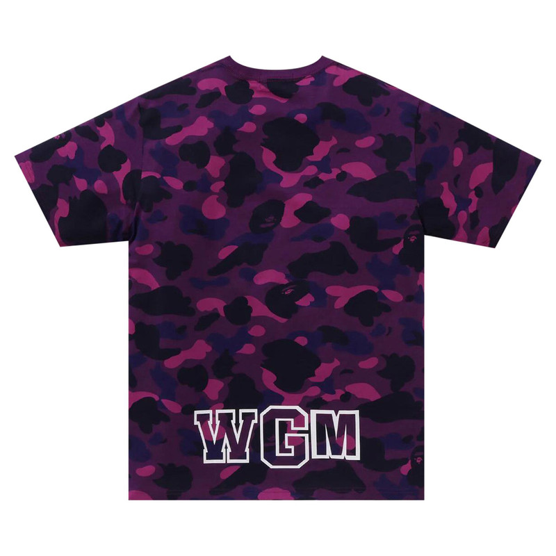 A BATHING APE® BAPE Color Camo Shark Tee 'Purple' outlook