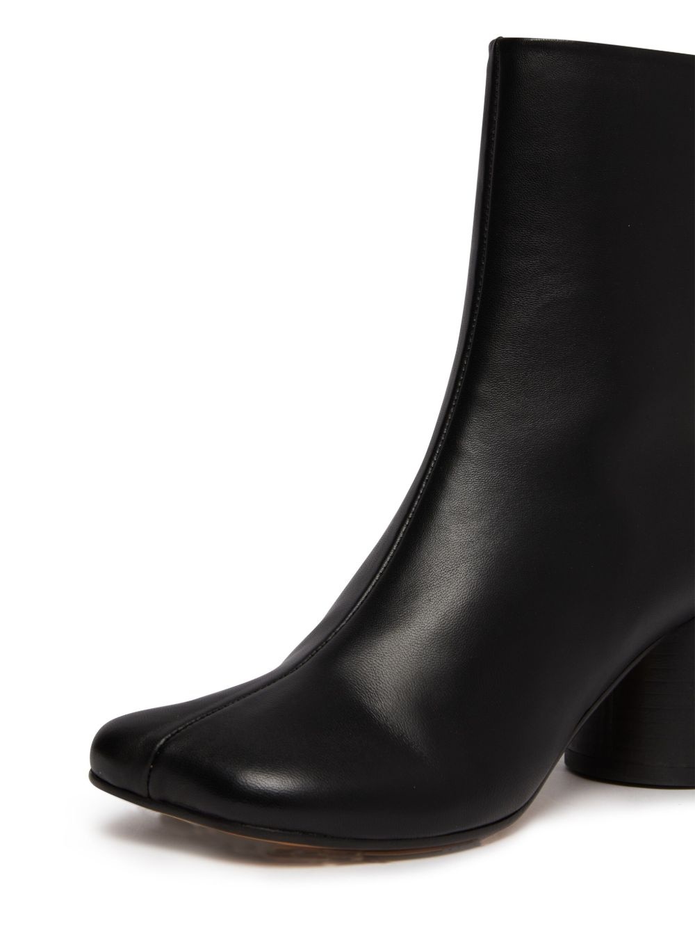70mm leather ankle boots - 5