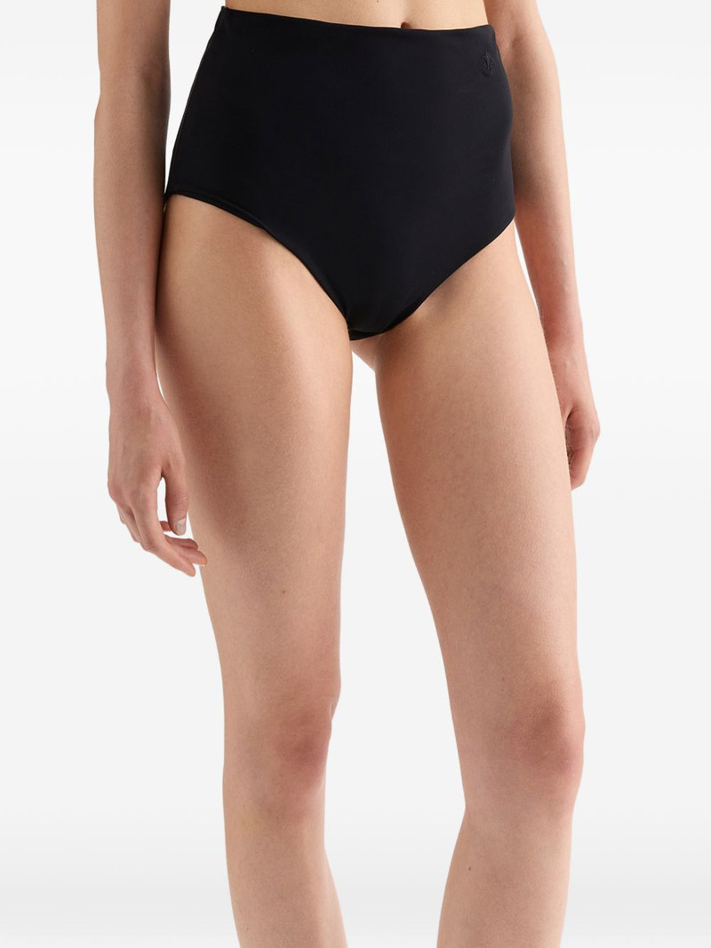 Jil Sander embroidered monogram bikini bottom outlook
