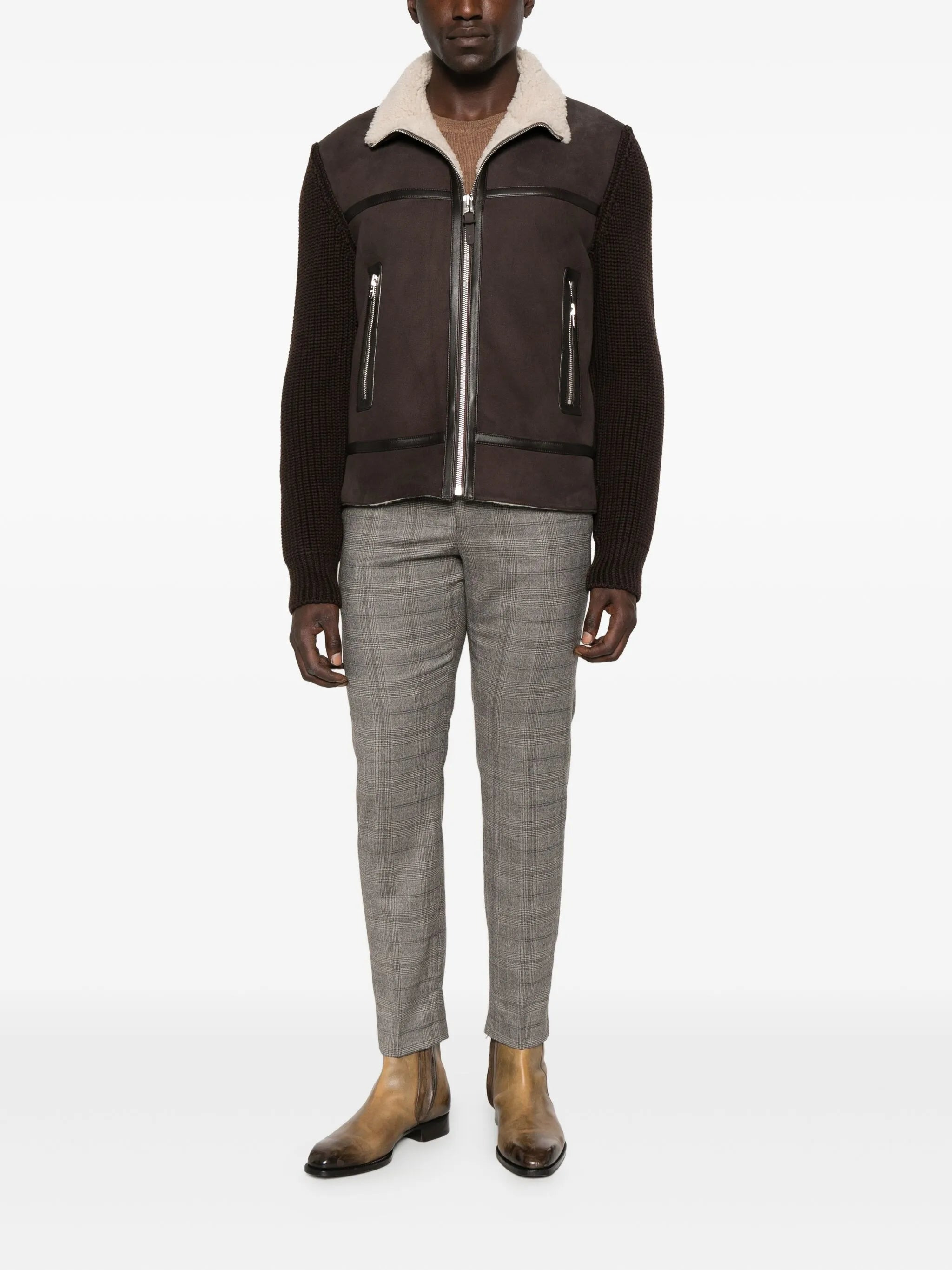 Mackage Zip-up Leather Jacket - 5