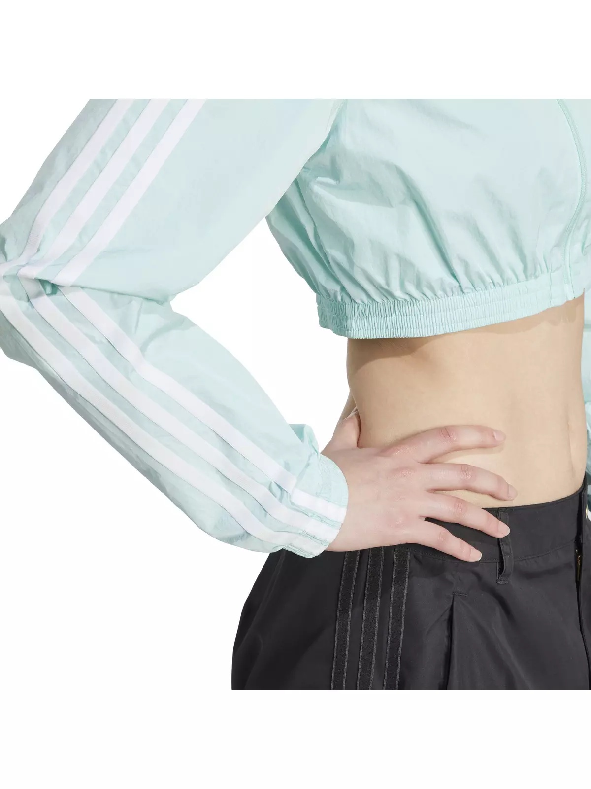 Originals Women's Adicolor Teamgeist Cropped Track Top -Turquoise - 4