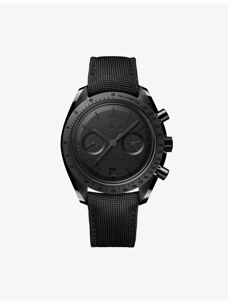 Speedmaster Dark Side of the Moon Ceramic Fabric-Strap Watch 44.25mm 1