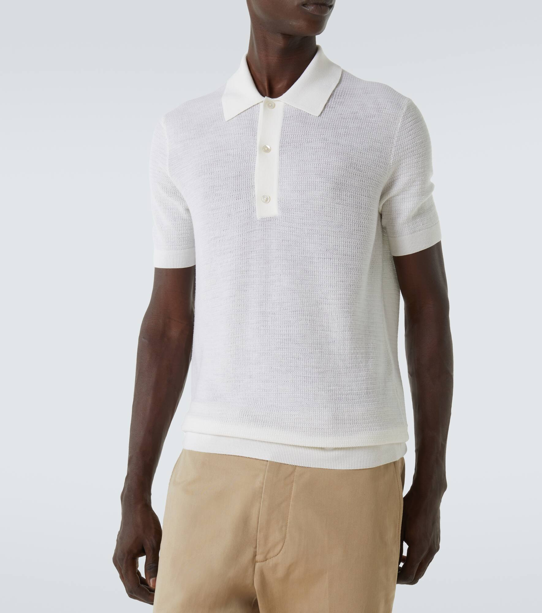 Wool polo sweater - 3