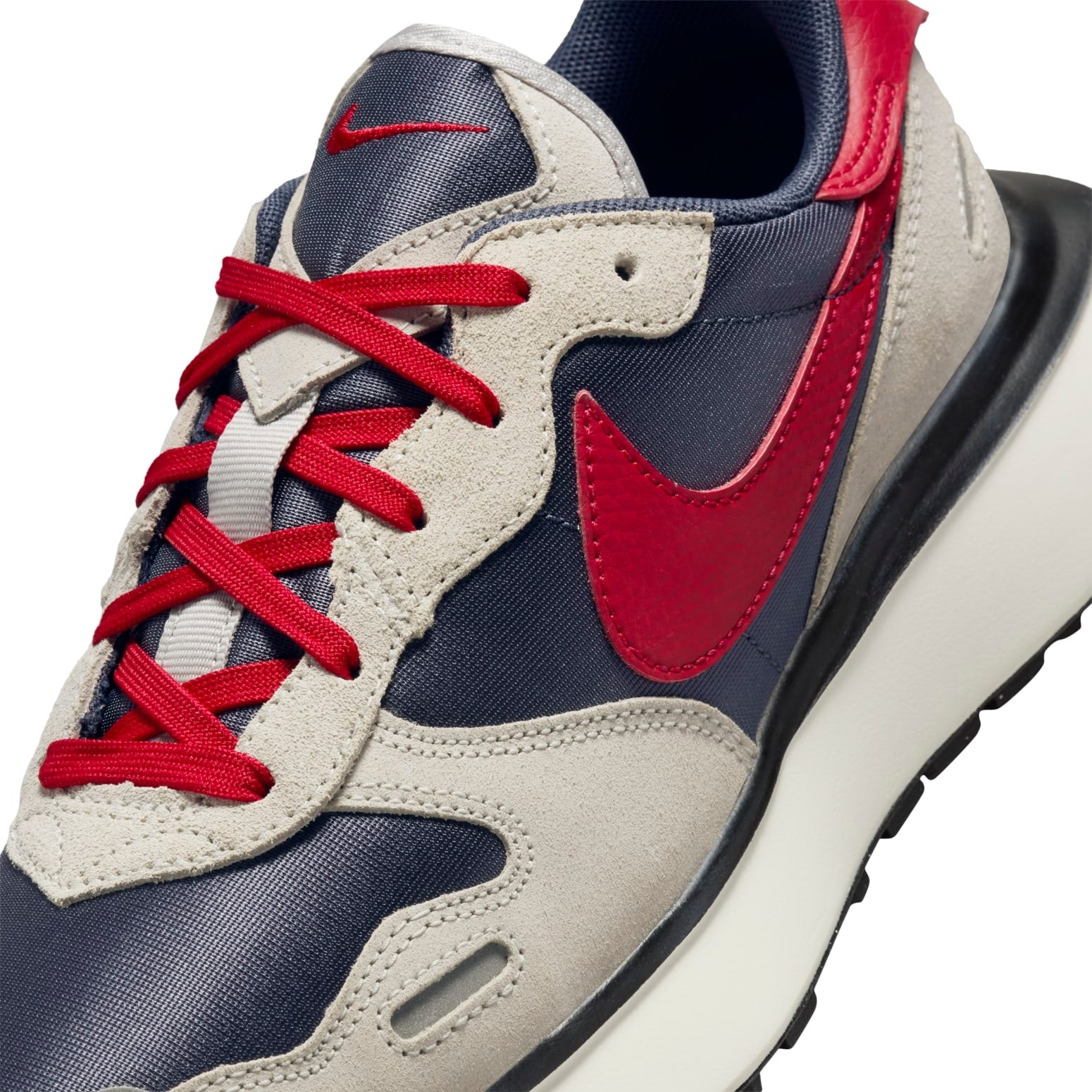 (WMNS) Nike Phoenix Waffle 'Thunder Blue Grey Red' FD2196-400 - 7