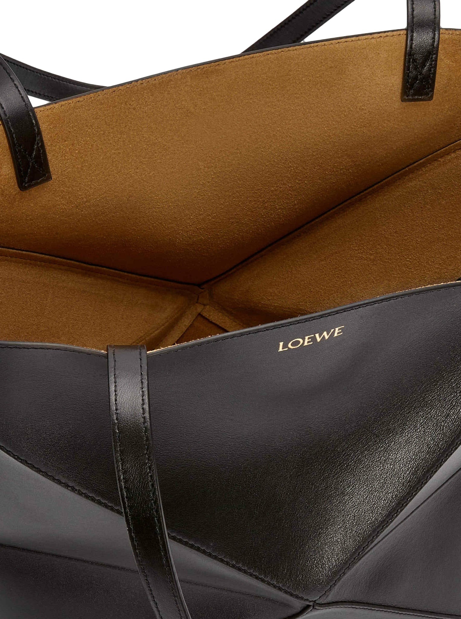 PUZZLE FOLD TOTE BAG IN SHINY CALFSKIN - 8