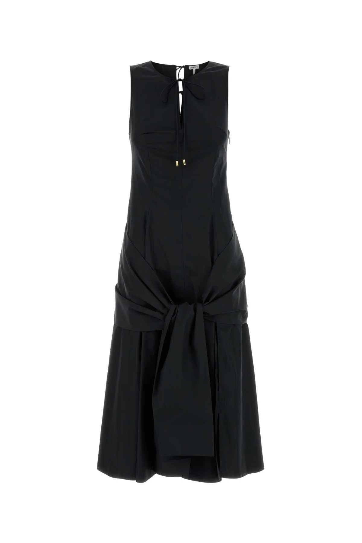 Loewe Women Black Poplin Dress - 1