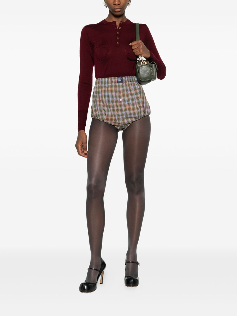 Meryll Rogge plaid check shorts outlook