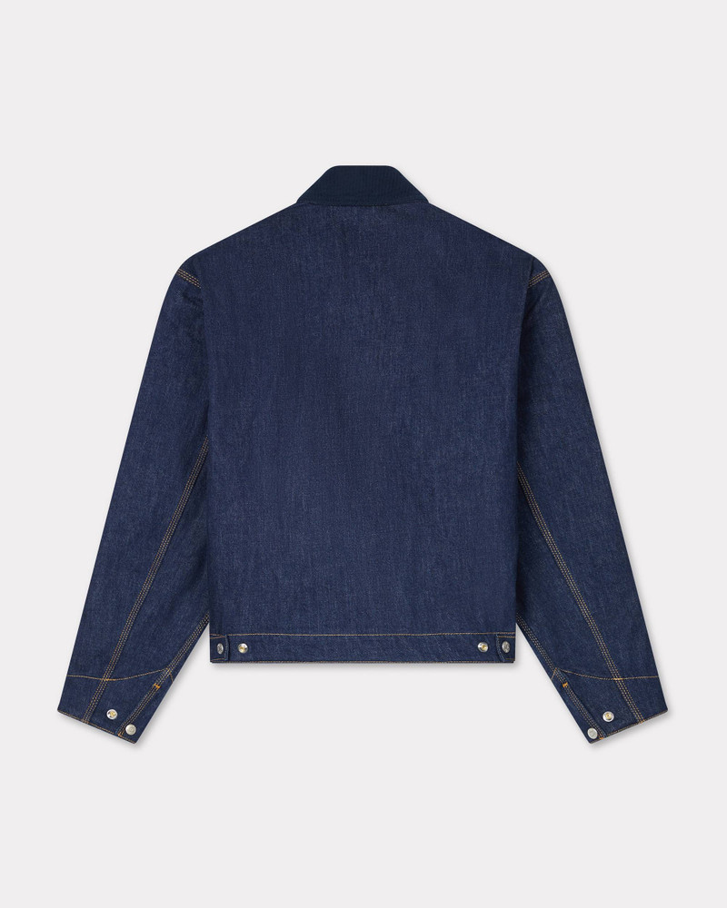 KENZO Padded workwear jacket in japanese denim outlook